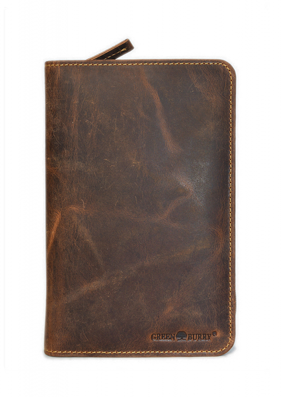 Vintage RV-Stiftemappe brown Leder